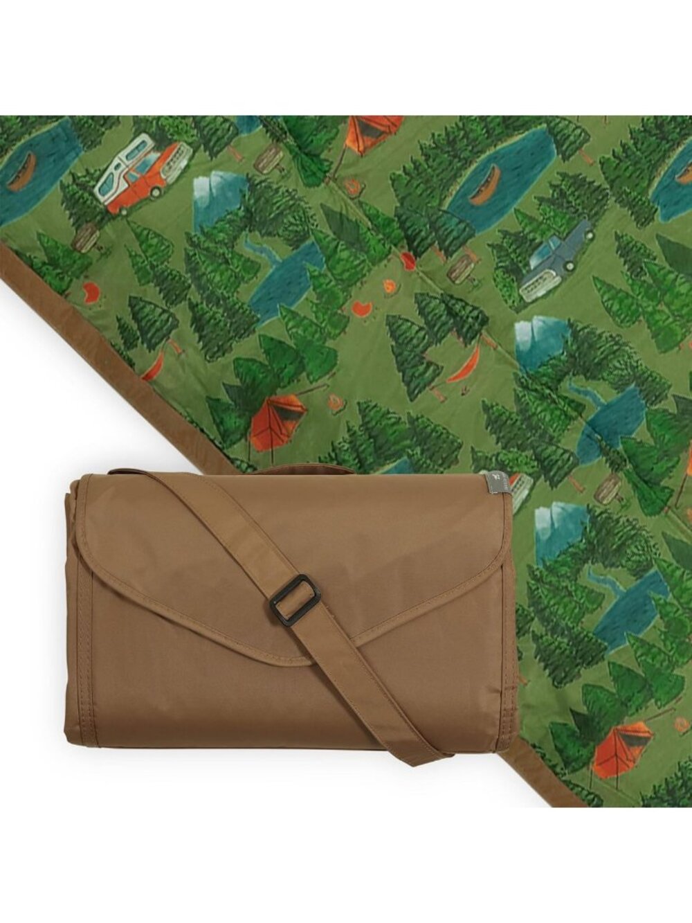 5'x5' Outdoor Picnic & Beach Blanket | Durable, Water-Resistant, Compact Fold